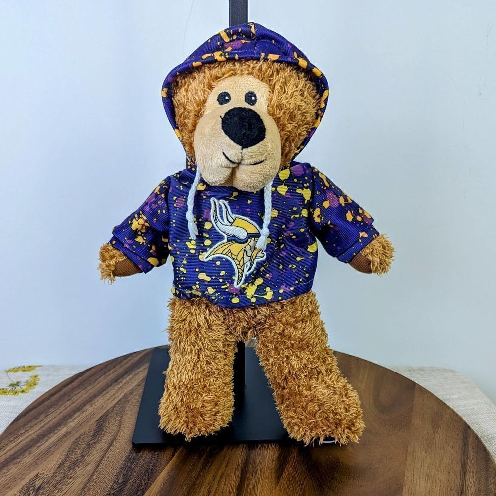 NFL Minnesota Vikings Plush Teddy Bear 12 inch